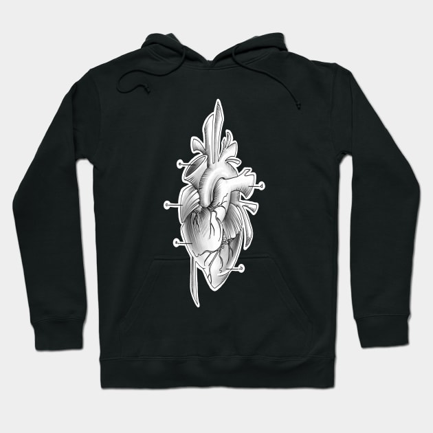 anatomical heart Hoodie by elywick